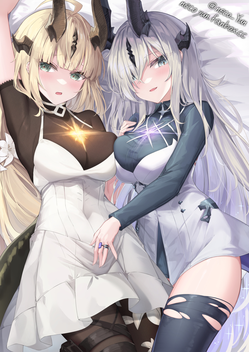 This is a pixiv picture whose title is エブラナとリード.