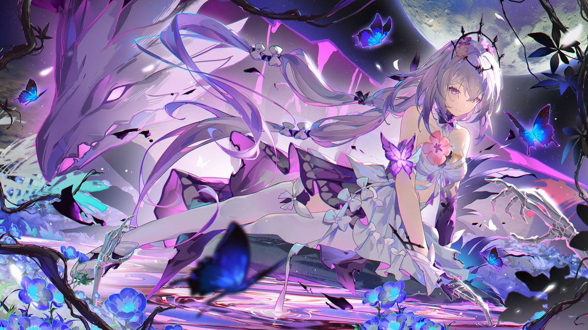 This is a pixiv picture whose title is 遐蝶.