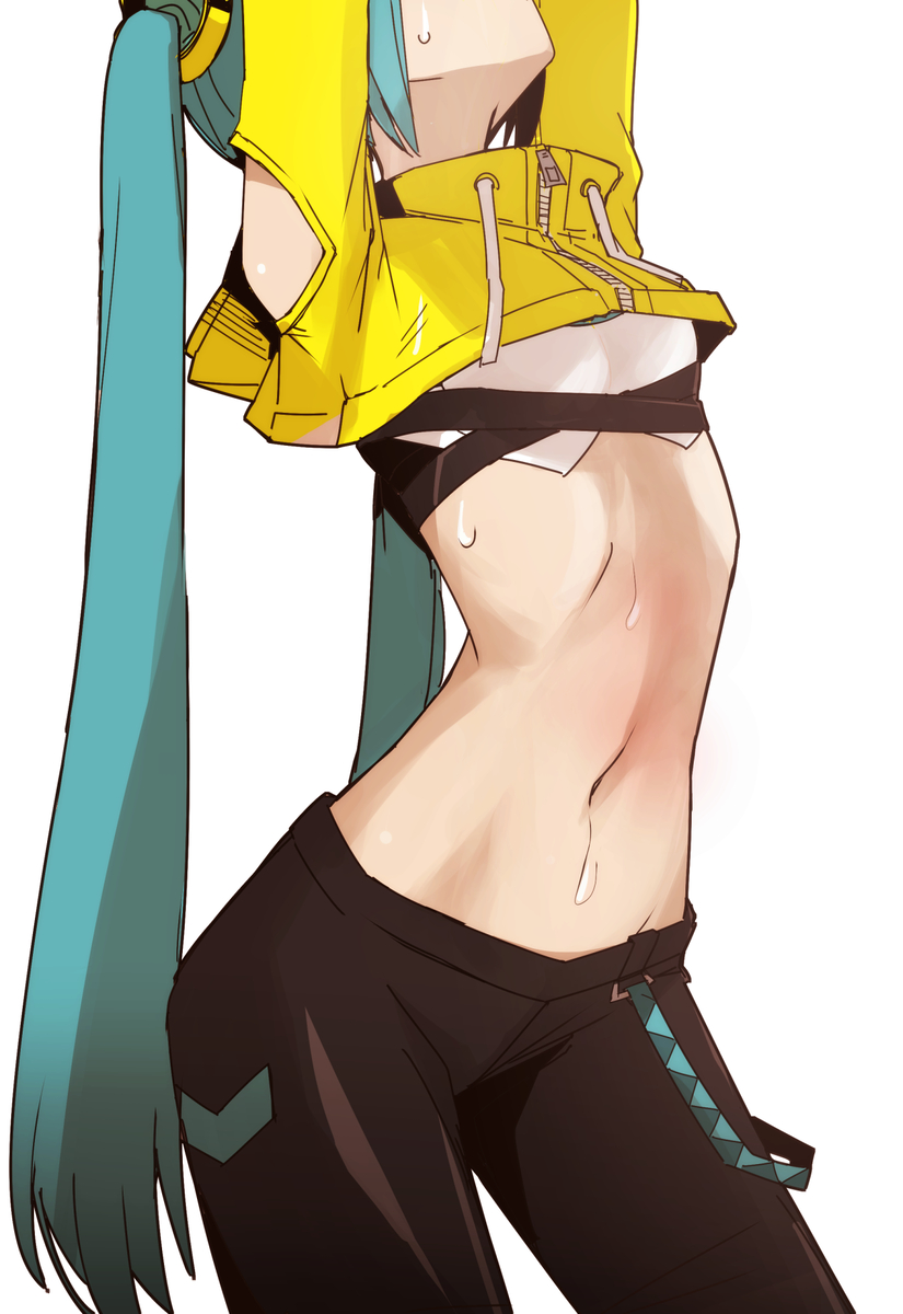 This is a pixiv picture whose title is 腹模写.