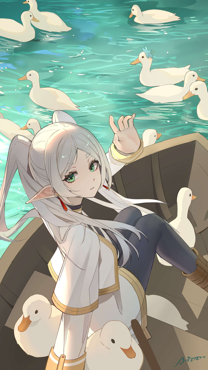This is a pixiv picture whose title is day09 芙莉莲.
