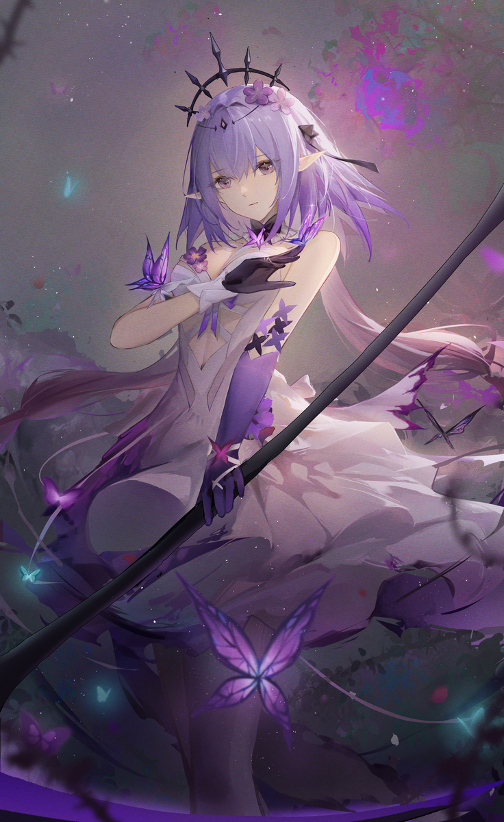 This is a pixiv picture whose title is 遐蝶.