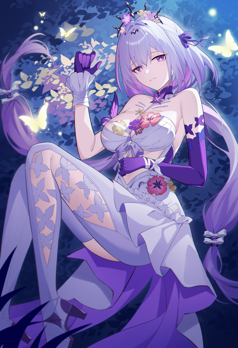 This is a pixiv picture whose title is 遐蝶.