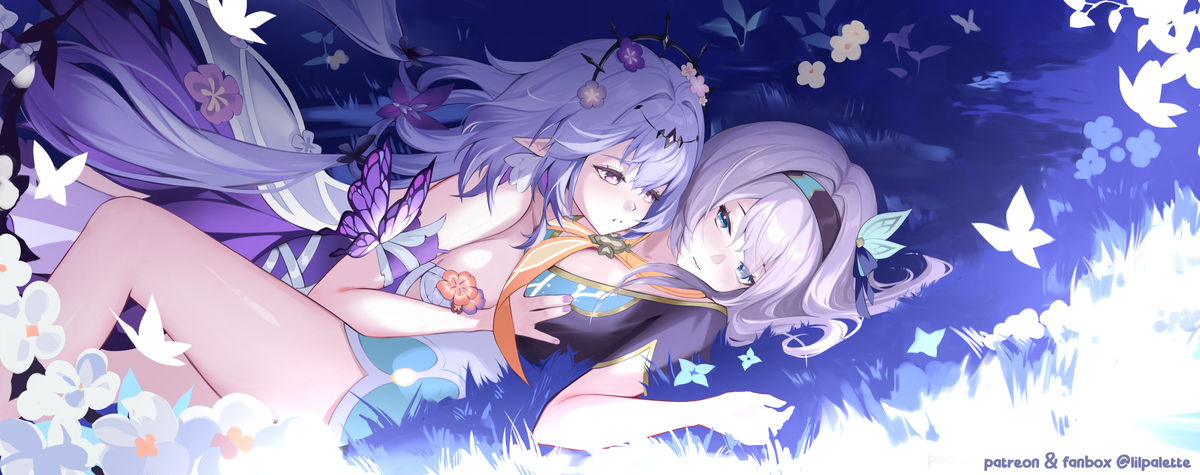 This is a pixiv picture whose title is Castorice x Firefly.