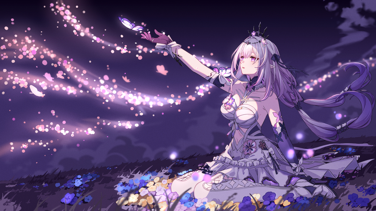 This is a pixiv picture whose title is 蝶宝~.