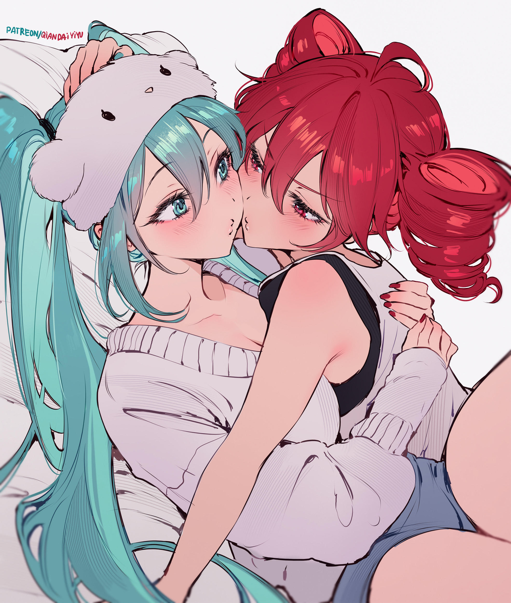 This is a pixiv picture whose title is お泊まり会.