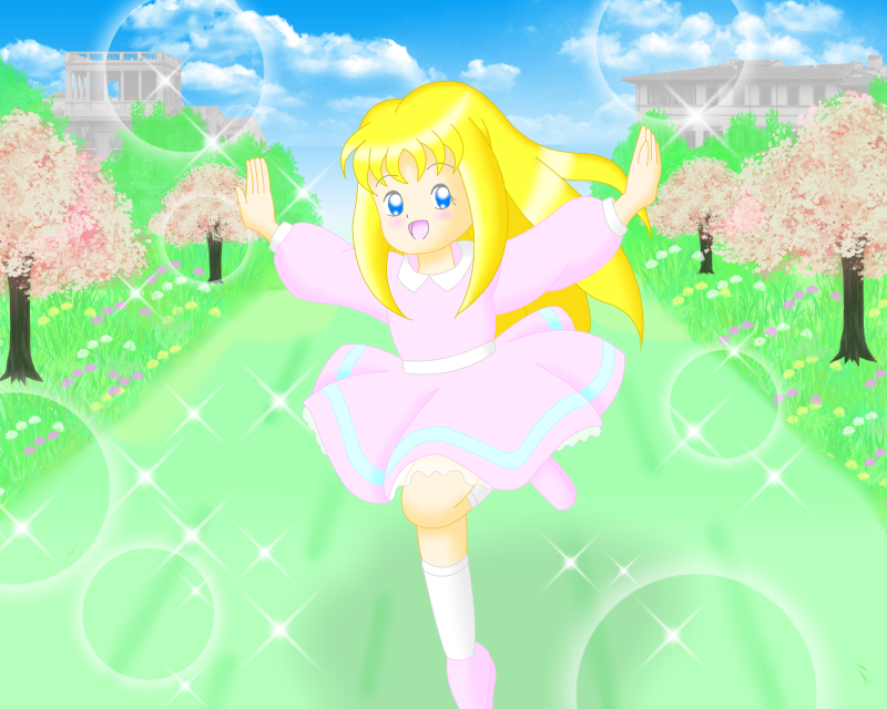 This is a pixiv picture whose title is とびきり春爛漫(リメイク）.
