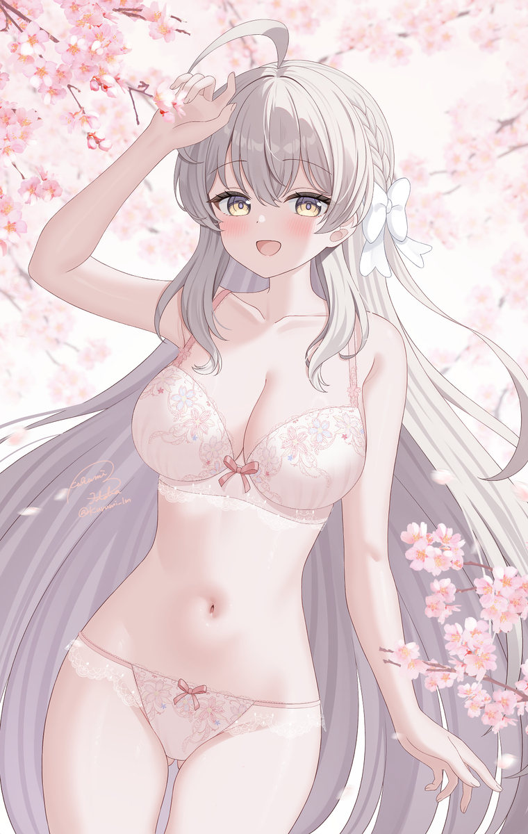 This is a pixiv picture whose title is 桜.