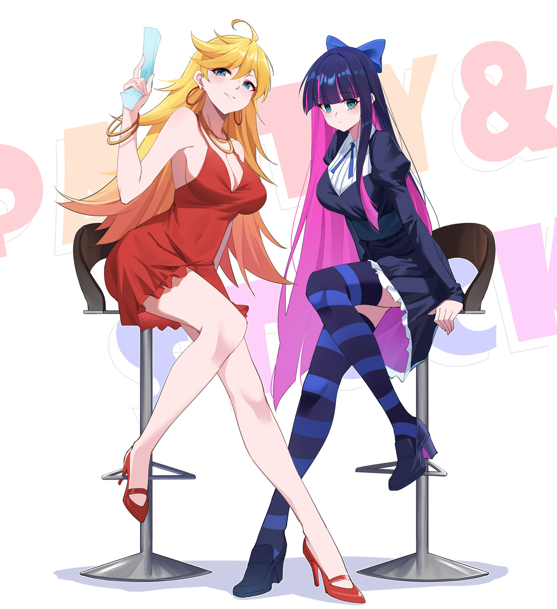 This is a pixiv picture whose title is PANTY&STOCKING.