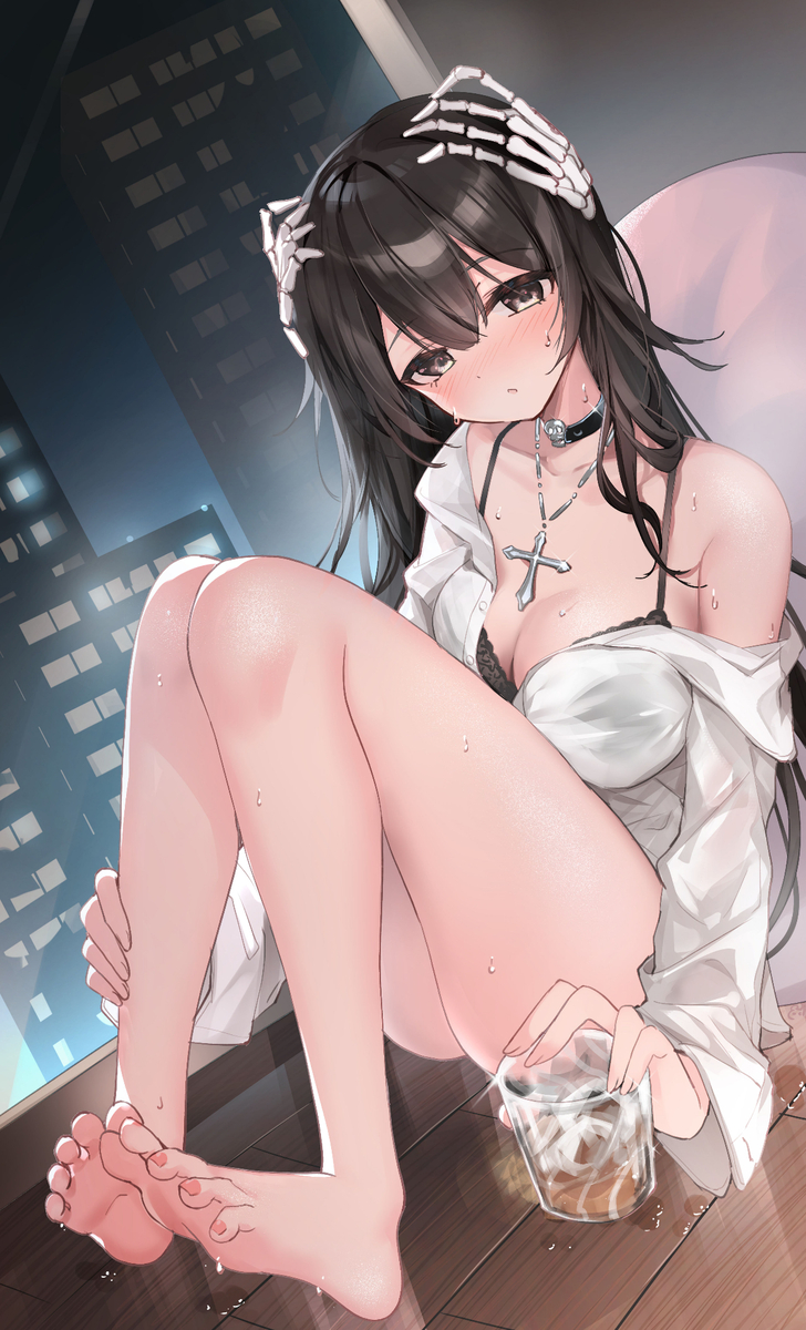 This is a pixiv picture whose title is クーラー壊れた….