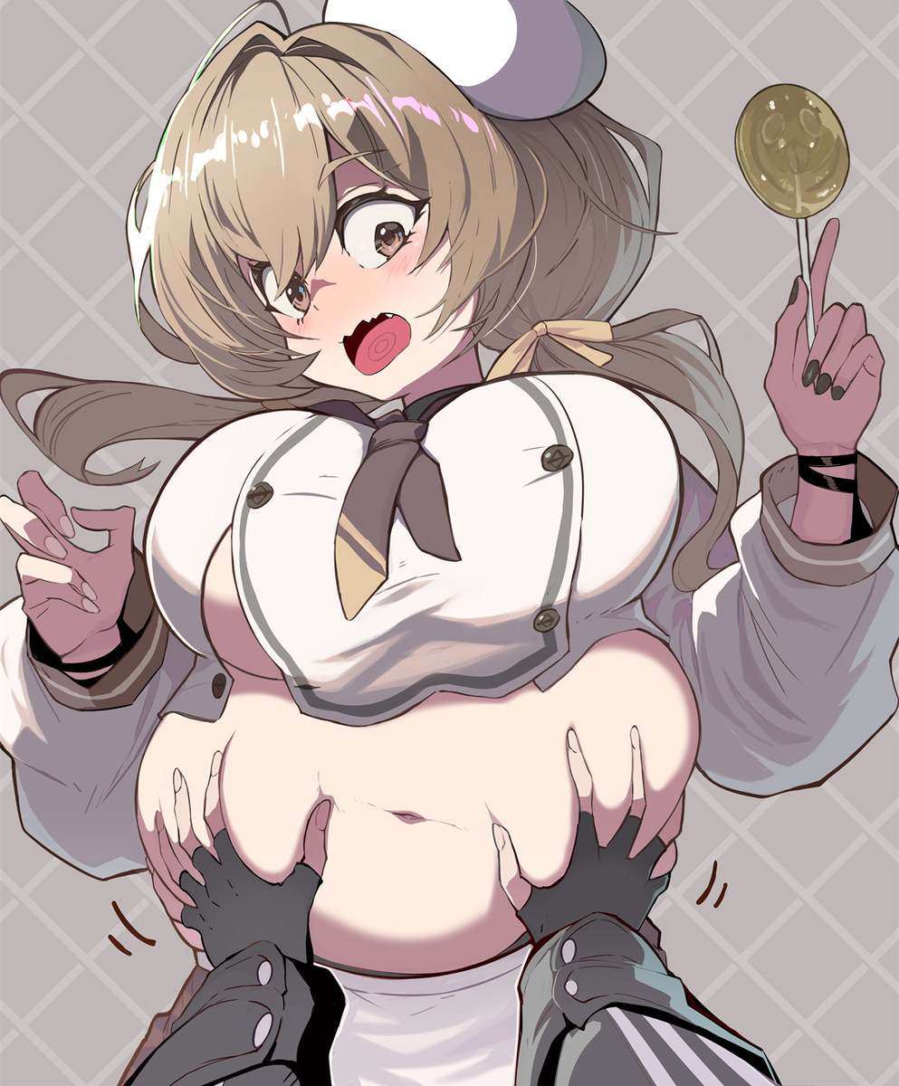 This is a pixiv picture whose title is ブレッディ(NIKKE).