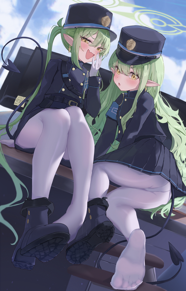 This is a pixiv picture whose title is シュポガキ💚💚.
