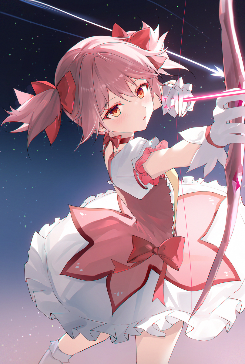 This is a pixiv picture whose title is ９　まどか.