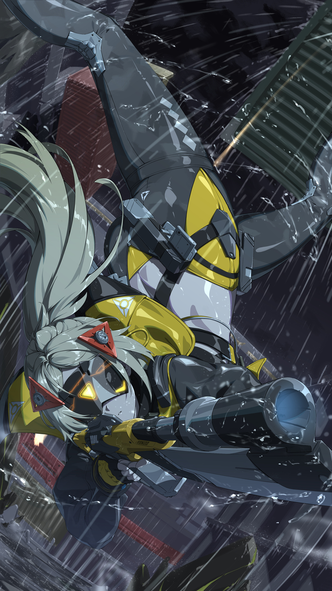 This is a pixiv picture whose title is PULL THE TRIGGER.