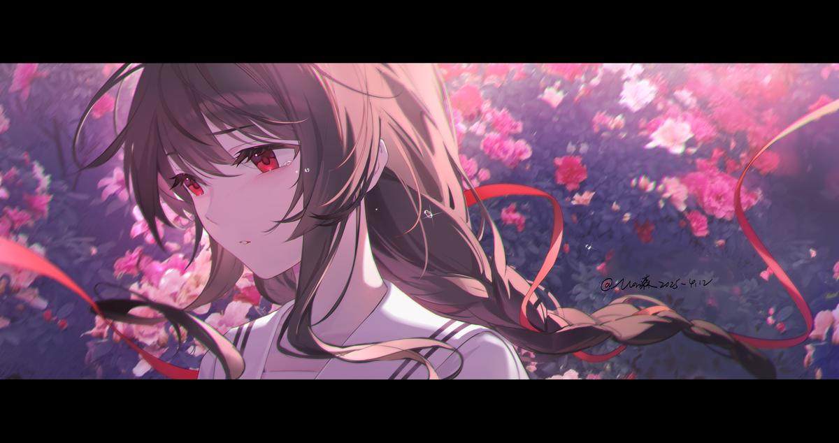This is a pixiv picture whose title is Day 7  乐正绫.
