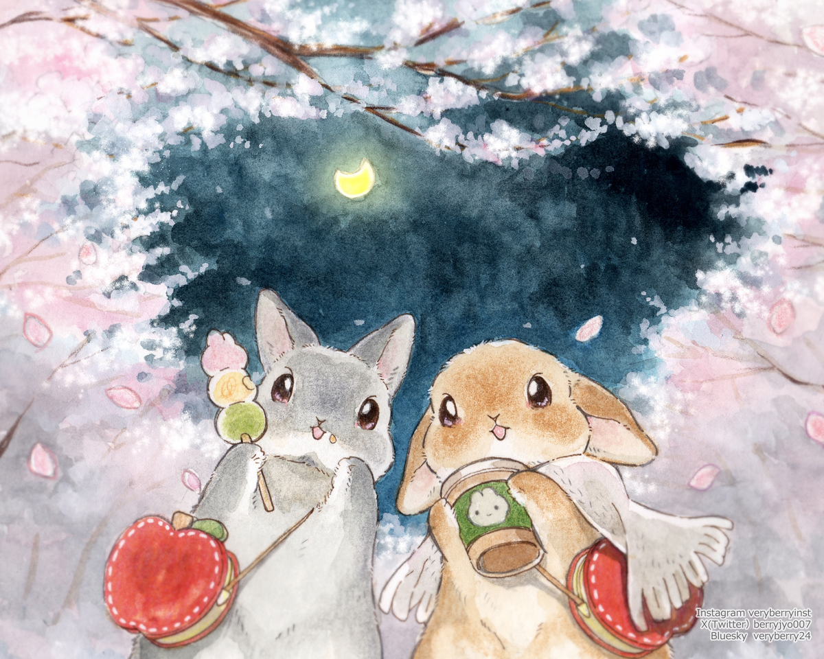 This is a pixiv picture whose title is ㊗️🐰毎日投稿1900日記念🐰🎊.