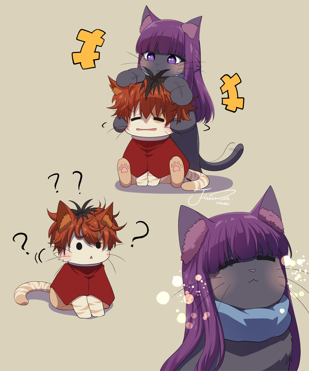 This is a pixiv picture whose title is 癒される.