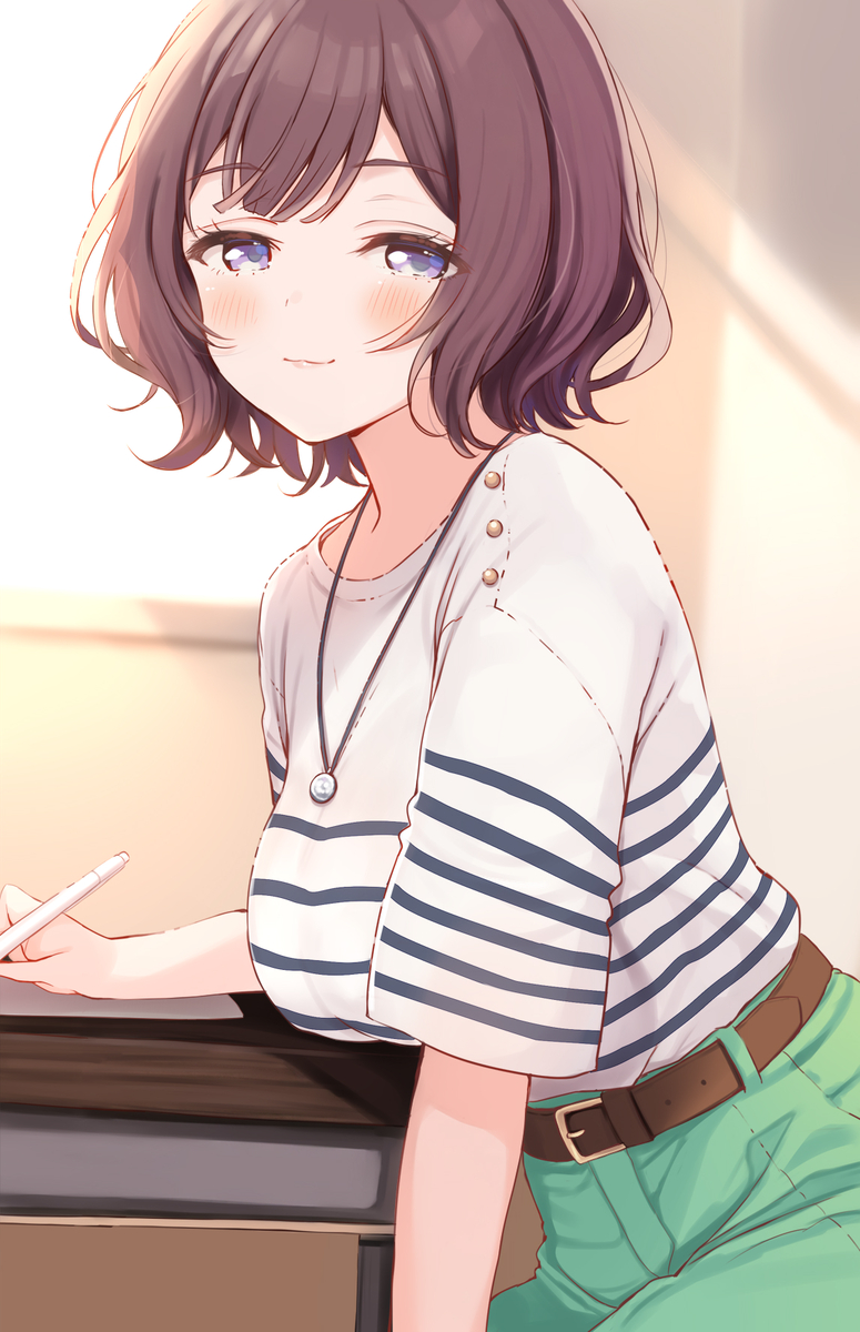 This is a pixiv picture whose title is あさり先生.