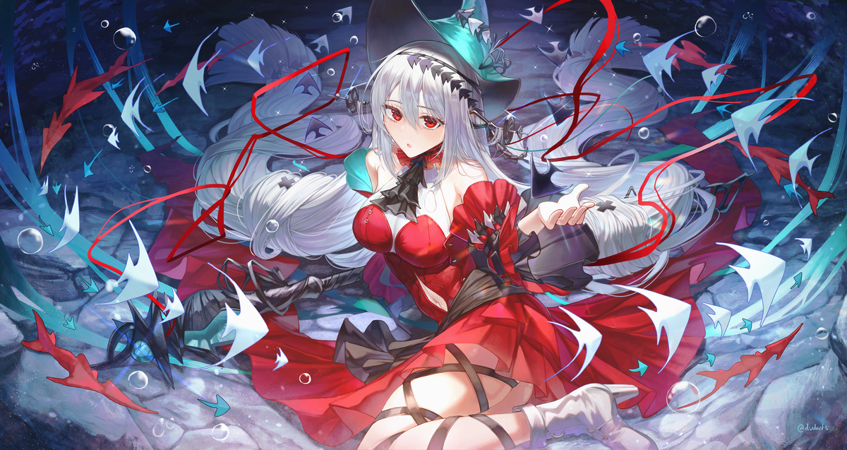 This is a pixiv picture whose title is スカジ.