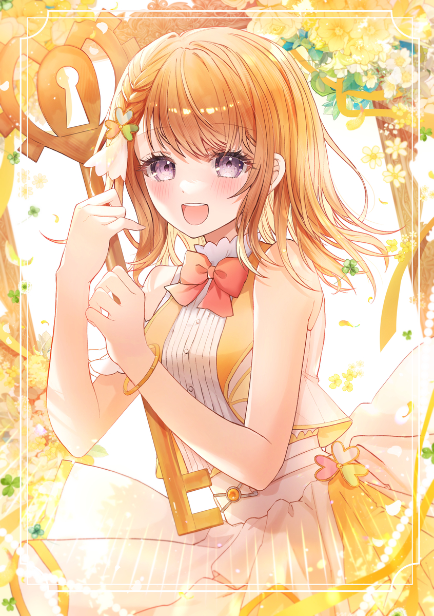 This is a pixiv picture whose title is みのりちゃんお誕生日おめでとう！🧡🎉.