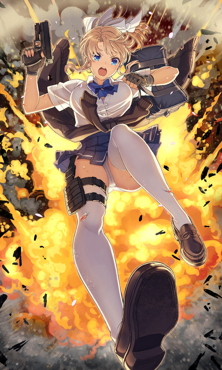 This is a pixiv picture whose title is 春嵐の如し.