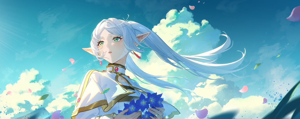 This is a pixiv picture whose title is 芙莉莲.