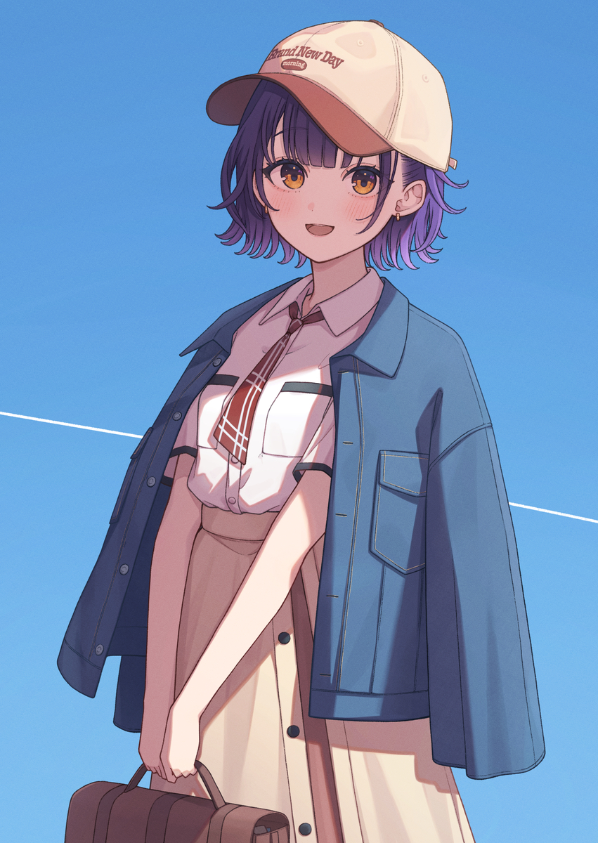 This is a pixiv picture whose title is 🧢.