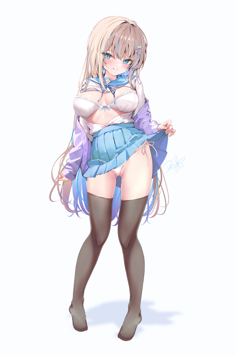 This is a pixiv picture whose title is 白ギャルちゃん♡.