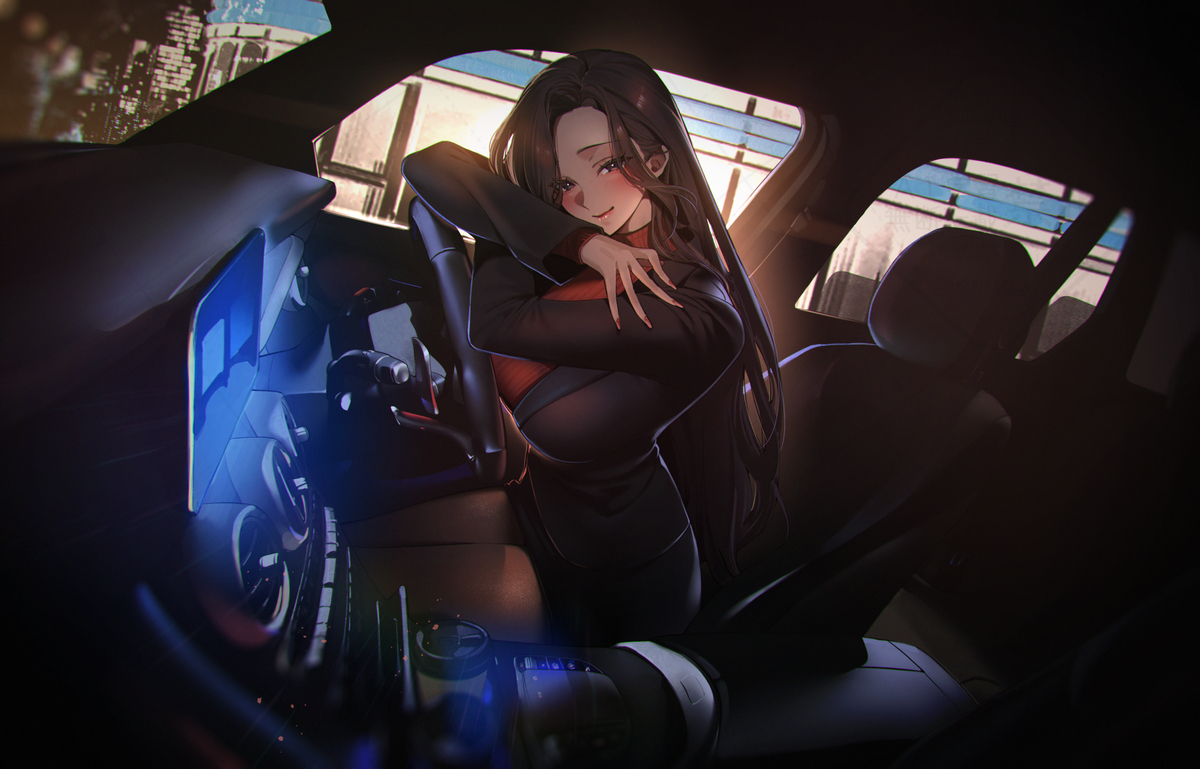 This is a pixiv picture whose title is ねぇ…まだ時間ある？.