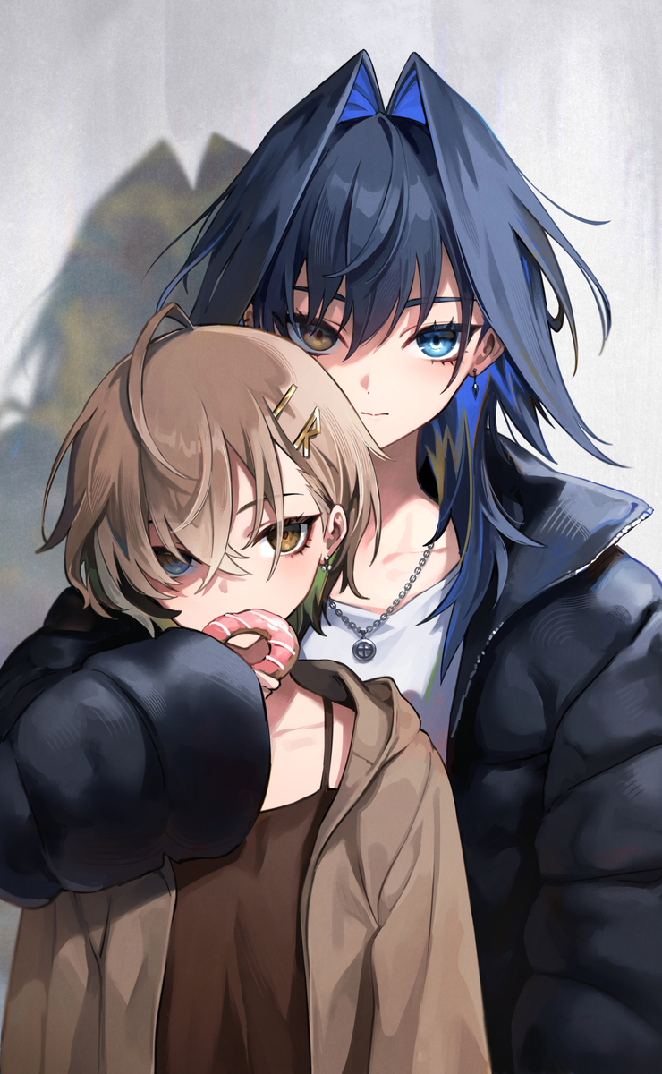 This is a pixiv picture whose title is Donut Hole.