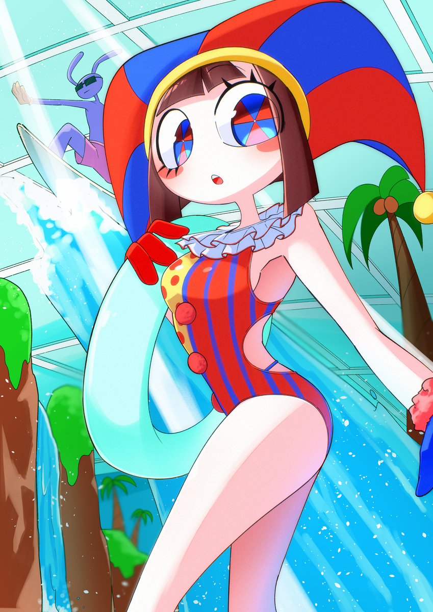 This is a pixiv picture whose title is プール.