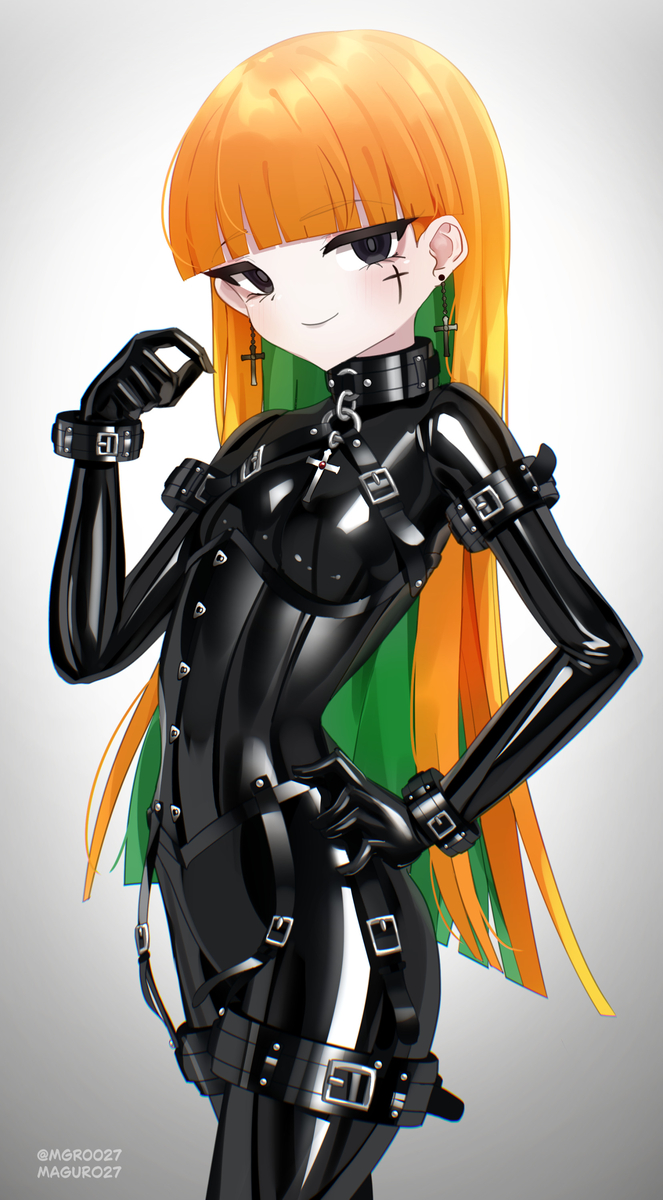 This is a pixiv picture whose title is Gothic-latex Nunessa.