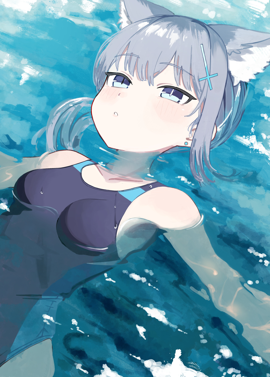 This is a pixiv picture whose title is シロコ.