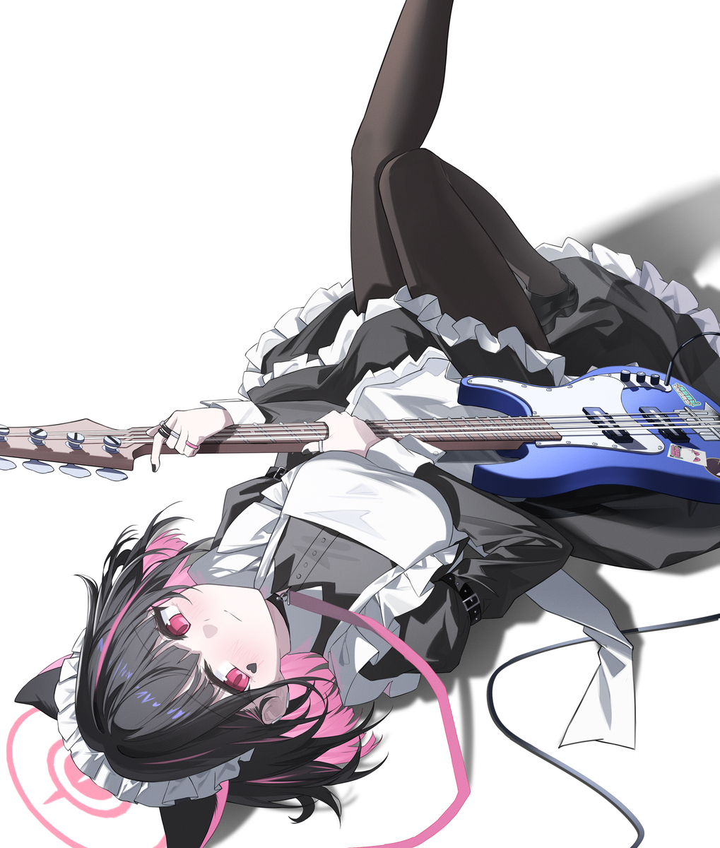 This is a pixiv picture whose title is maid band.