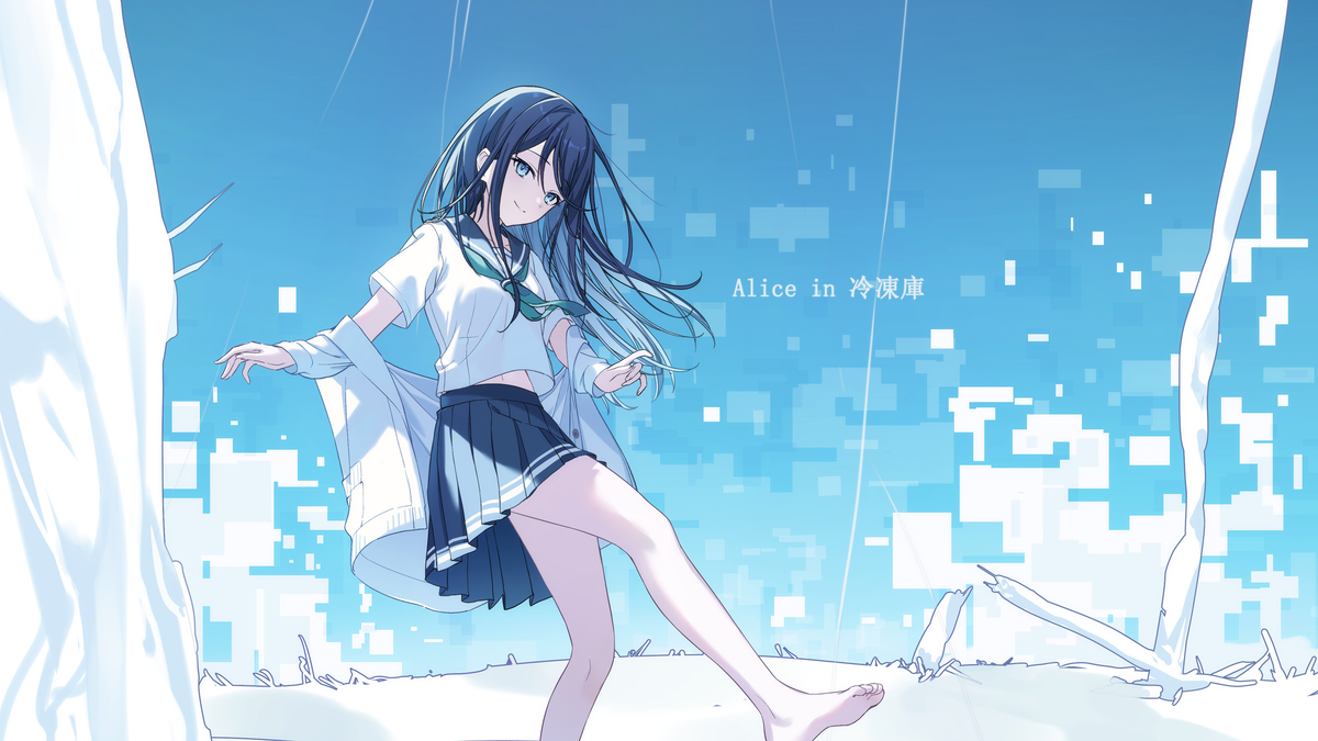 This is a pixiv picture whose title is 6日目,ICK IN  冷凍庫❄️❄️❄️.