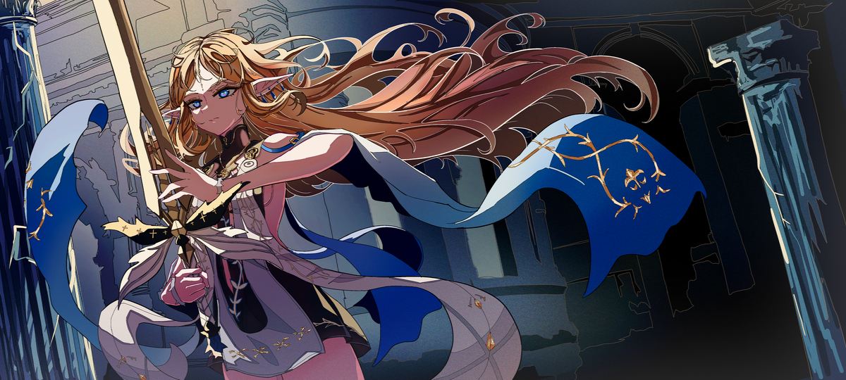 This is a pixiv picture whose title is The Maiden Who is Blessed.