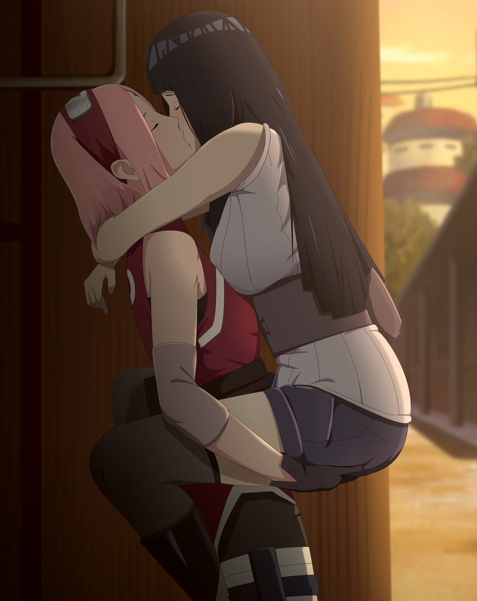 This is a pixiv picture whose title is SakuHina.
