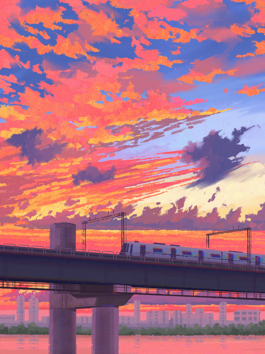 This is a pixiv picture whose title is 不同的列车，都在开往更好的方向。.