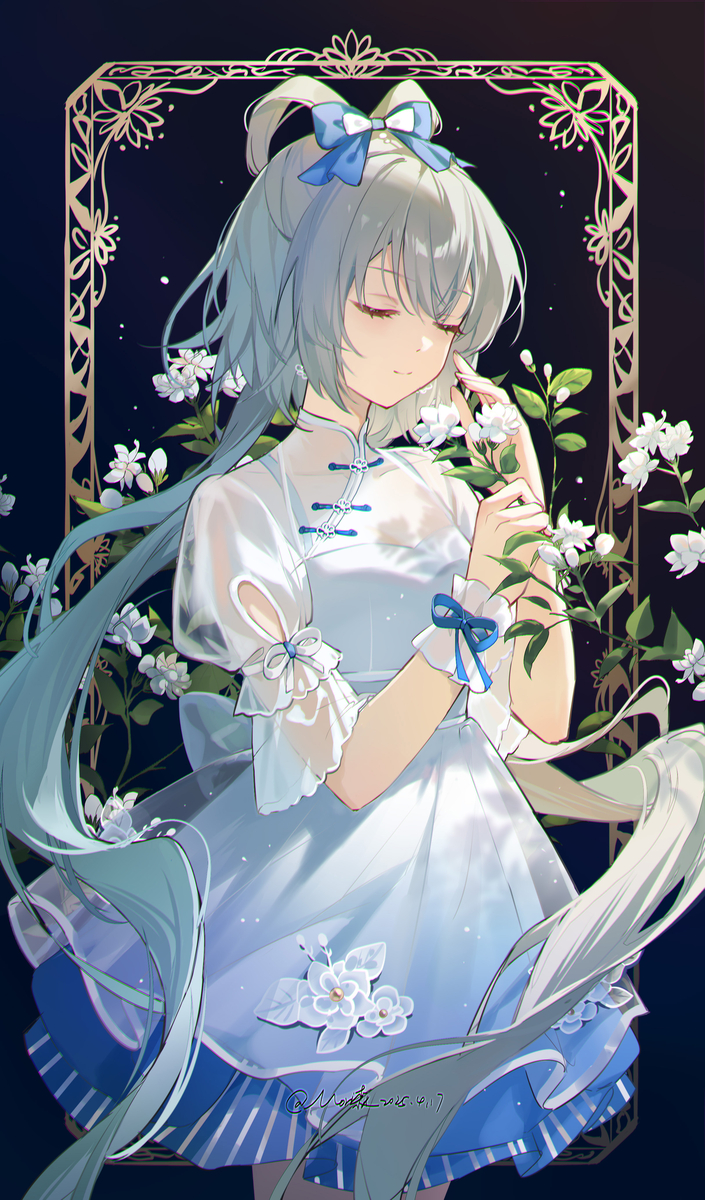 This is a pixiv picture whose title is Day 12 洛天依.