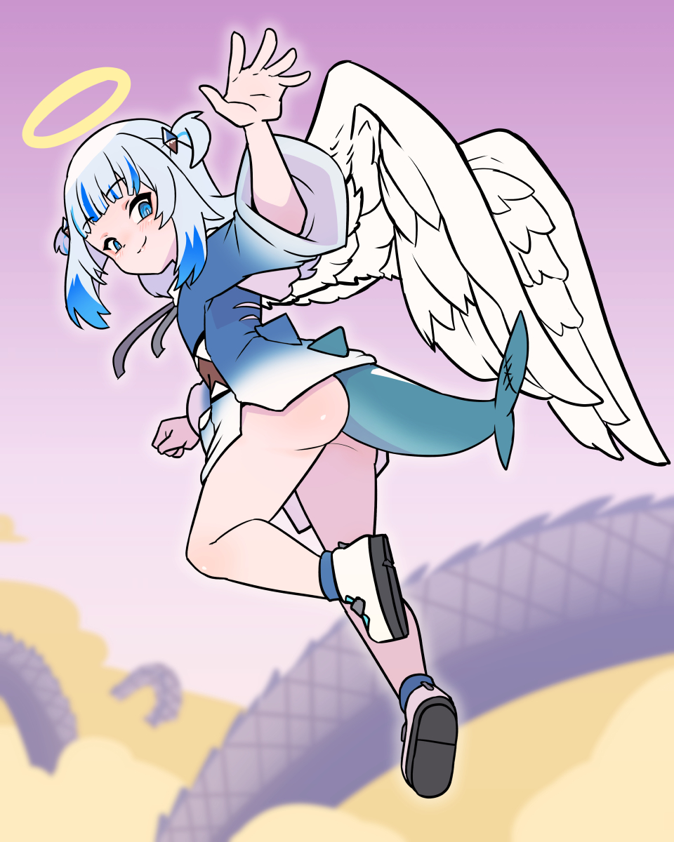This is a pixiv picture whose title is 🦈.