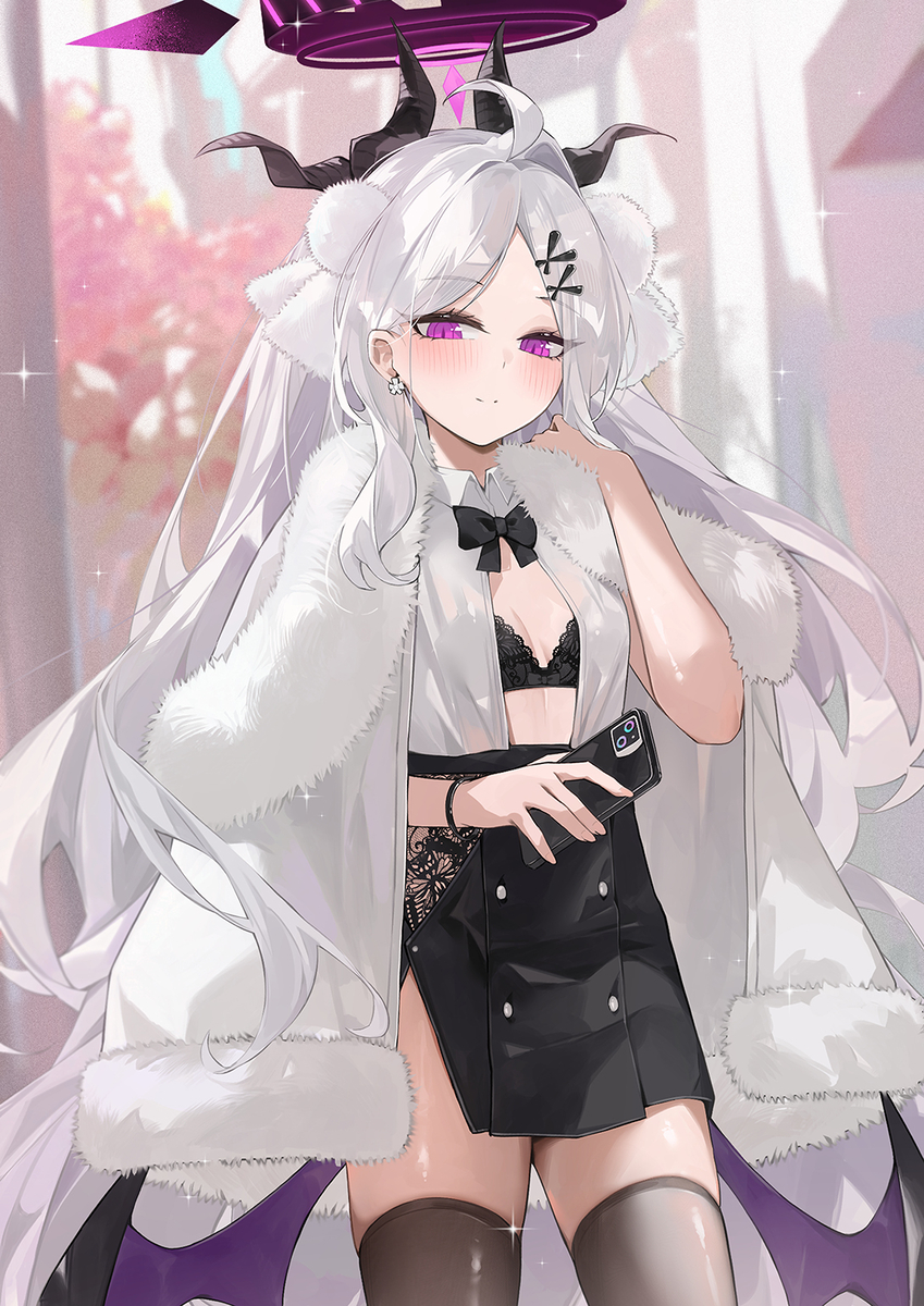 This is a pixiv picture whose title is 「先生、お待たせ」.