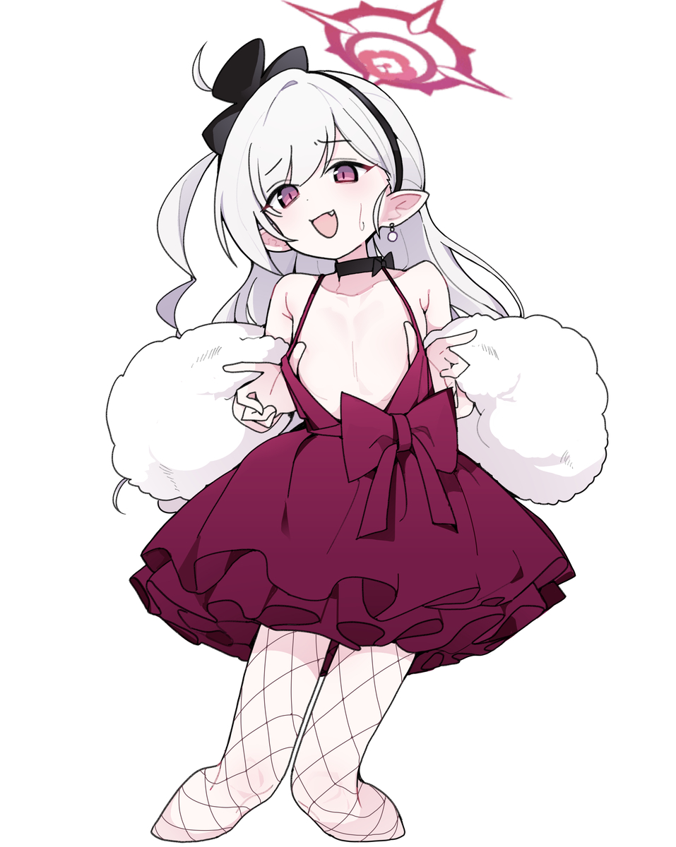 This is a pixiv picture whose title is ドレス姿ムツキちゃん.