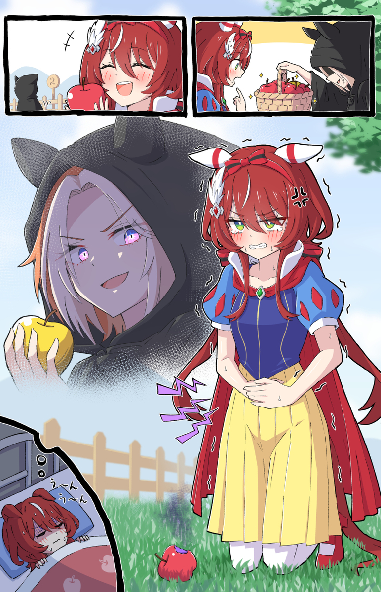 This is a pixiv picture whose title is バリ雪姫と魔女フェーヴル.
