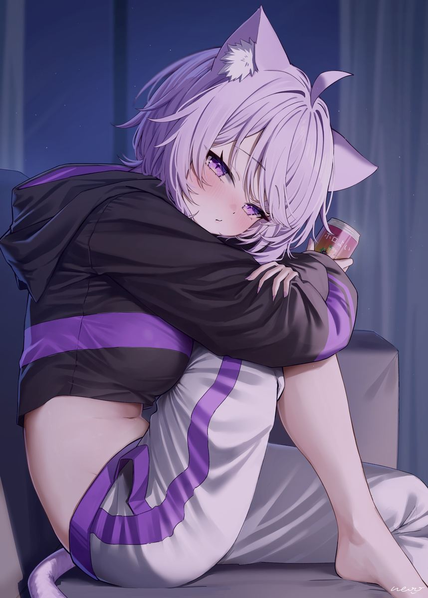 This is a pixiv picture whose title is 酔っちゃった…かも….