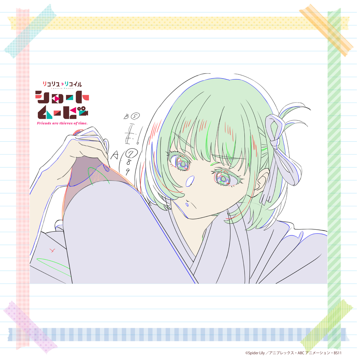 This is a pixiv picture whose title is 原画：ショートムービー第1話①.