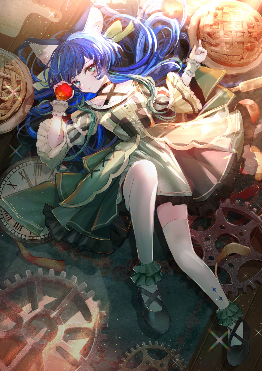 This is a pixiv picture whose title is VALIS RARA様cover林檎売りの泡沫少女MVイラスト.
