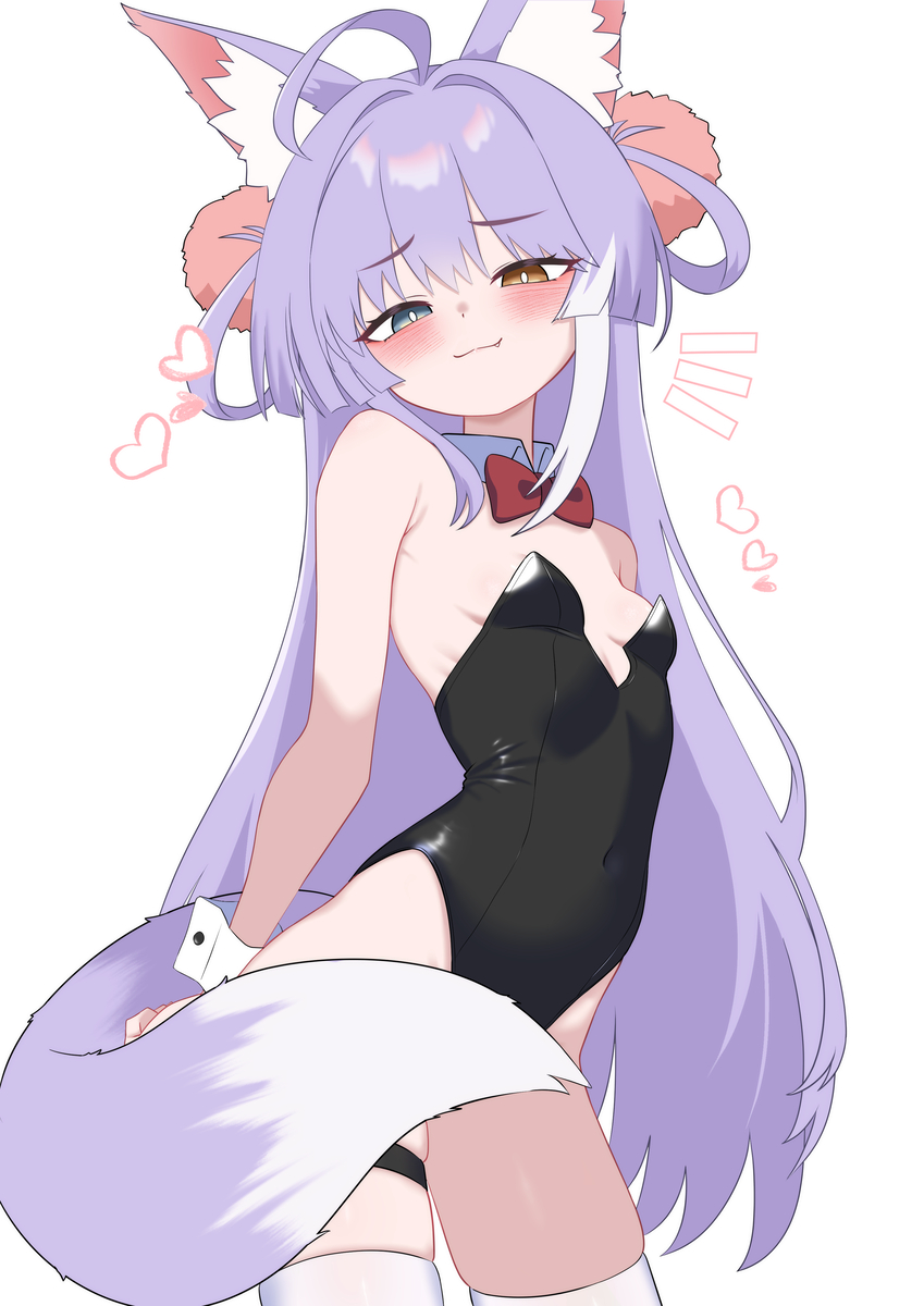 This is a pixiv picture whose title is 바니걸 부키부키.