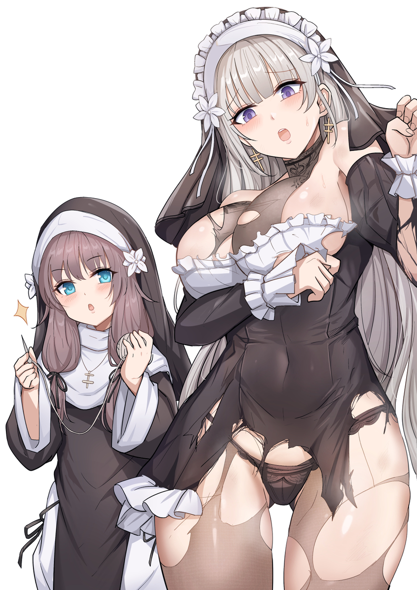 This is a pixiv picture whose title is リーリア&ハーニャ.