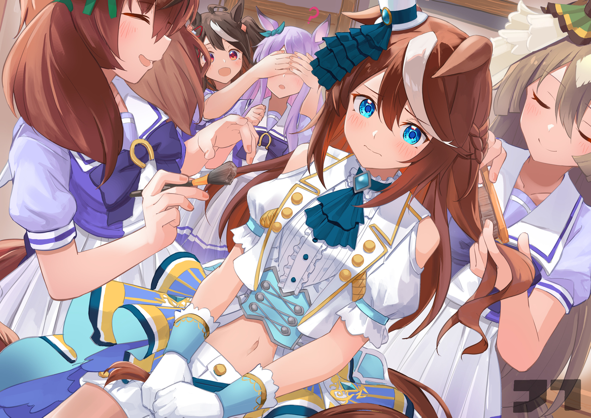 This is a pixiv picture whose title is トウカイテイオー生誕祭2025.
