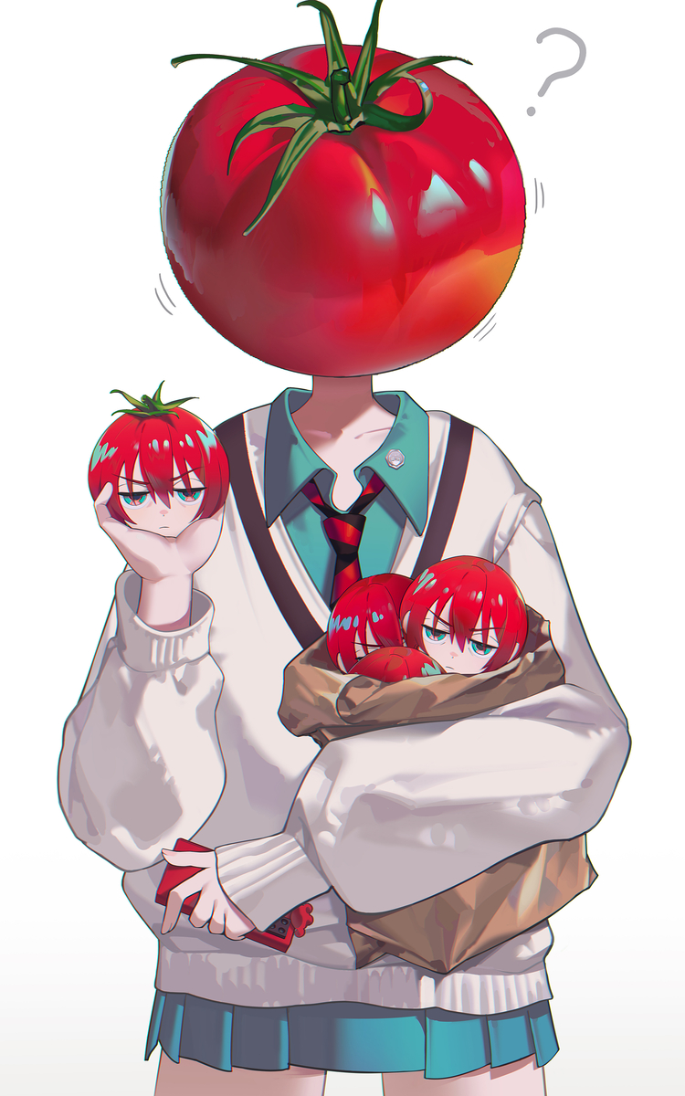 This is a pixiv picture whose title is トマチュ.