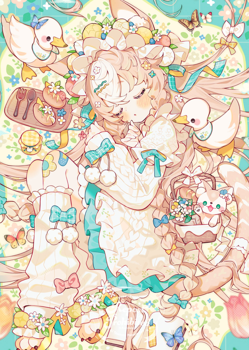 This is a pixiv picture whose title is Sunny Garden.